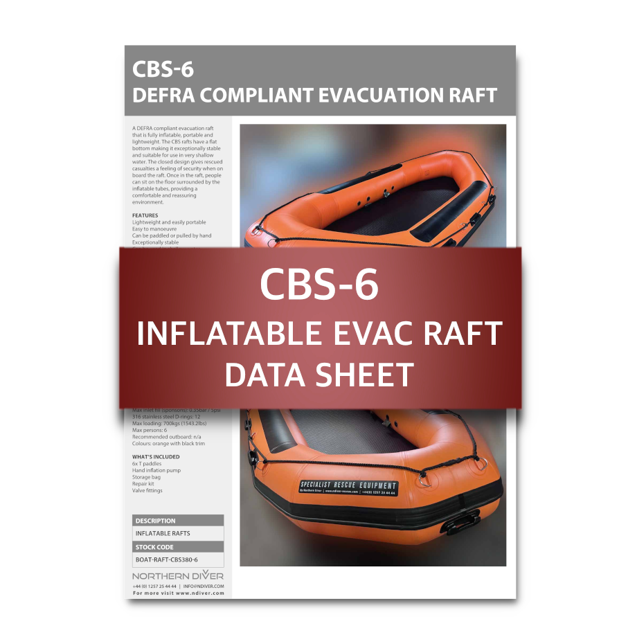 CBS-6 Inflatable Rescue Raft Data Sheet